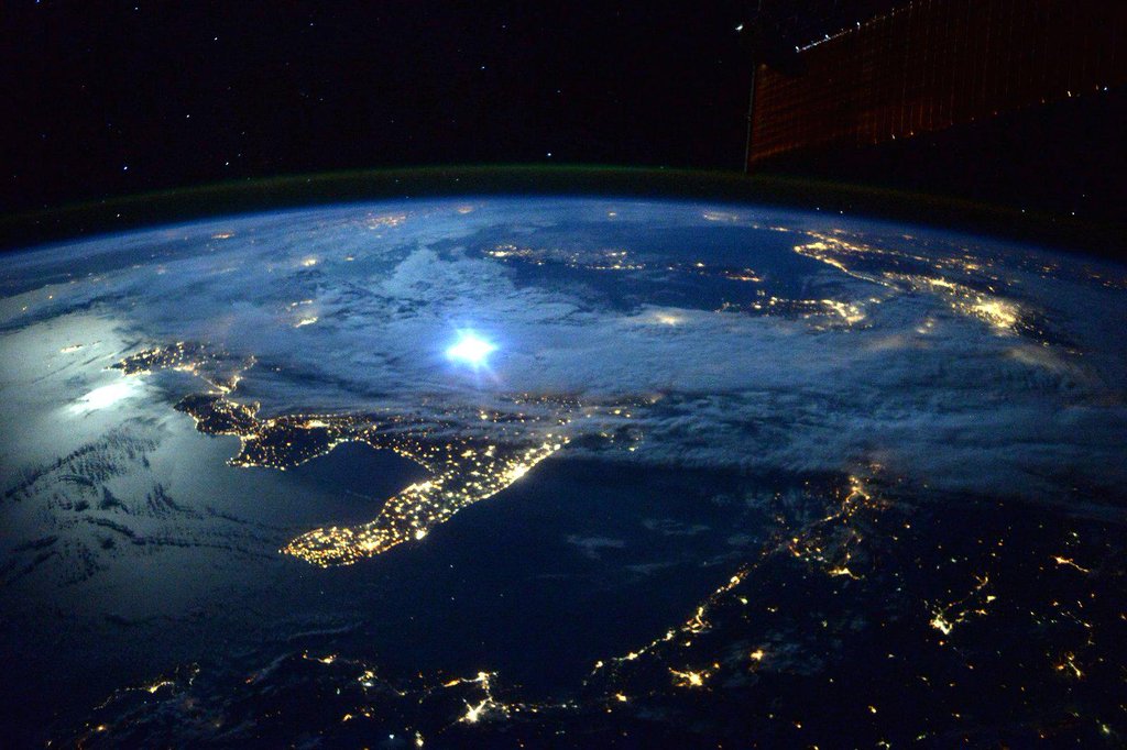 Thunderstorm Over Italy 2015 by Scott Kelly