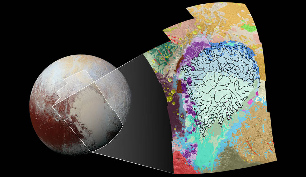 NASA Maps Geology of Pluto's 'Heart'