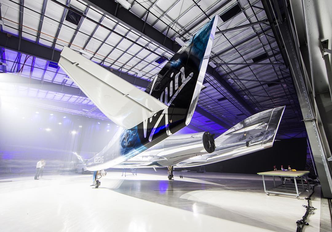 New Spaceshiptwo Rear View