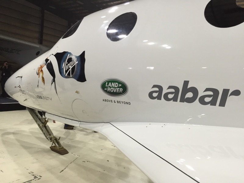 SpaceShipTwo VSS Unity Close Up