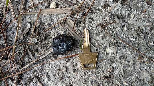 Second Osceola Meteorite Find – 18.5 Grams Close Up