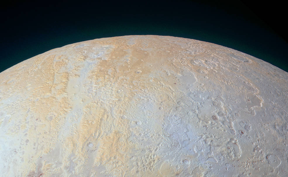 Pluto's North Pole Carved Up by Long Canyons (Photo)