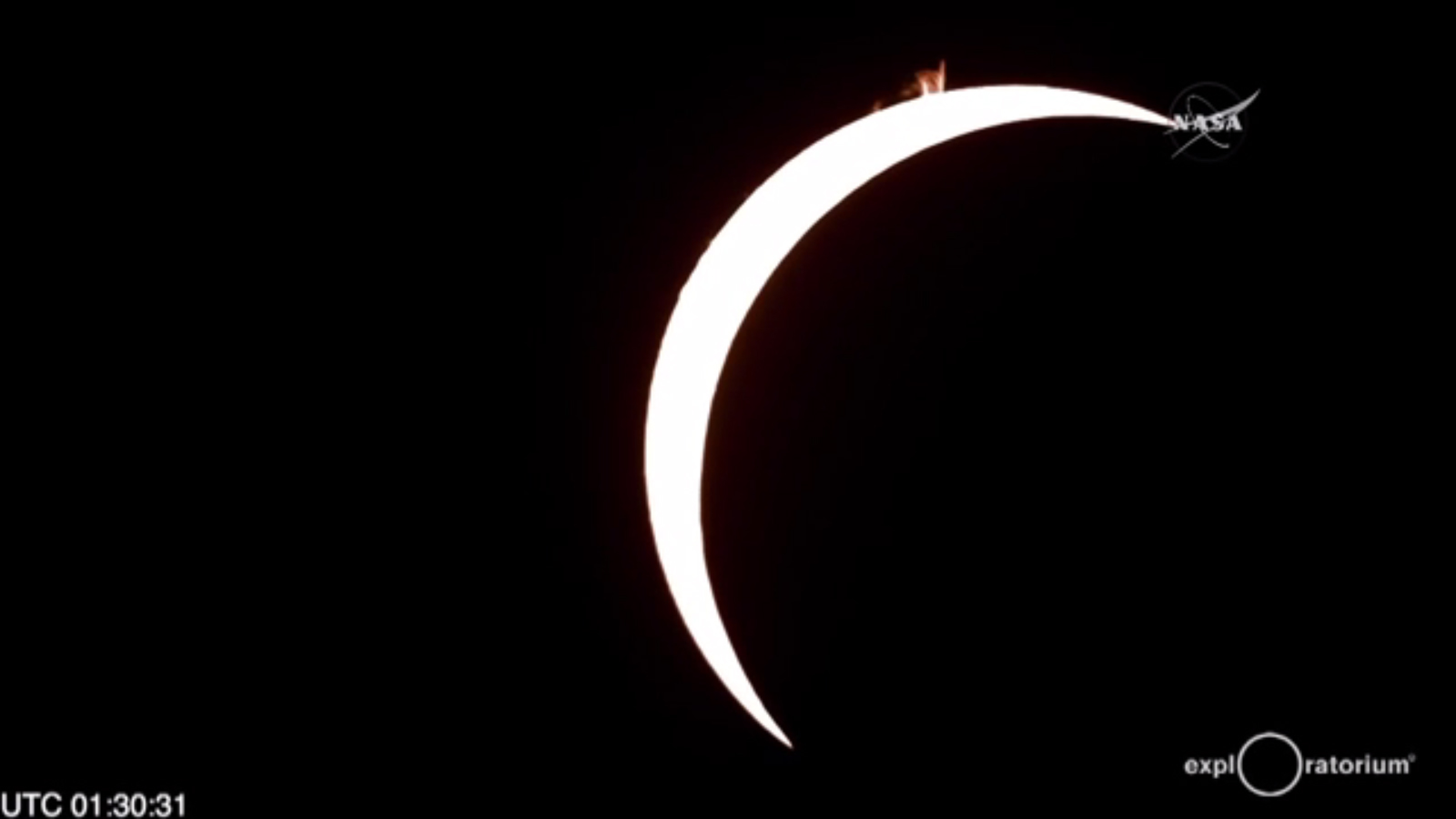 2016 Total Solar Eclipse Near Totality