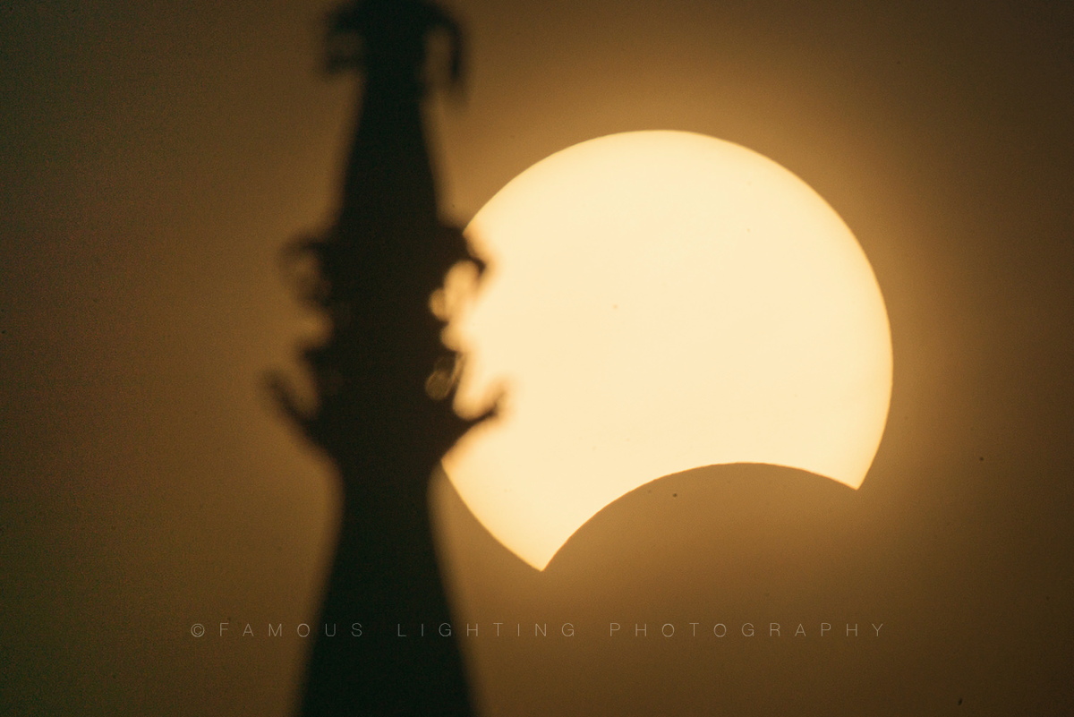 March 2016 Total Solar Eclipse Seen in Vientiane, Laos