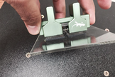 Small handheld gecko grippers like this, and associated test hardware, will test how to stick items to surface in space when they are delivered to the International Space Station on Orbital ATK's Cygnus spacecraft.