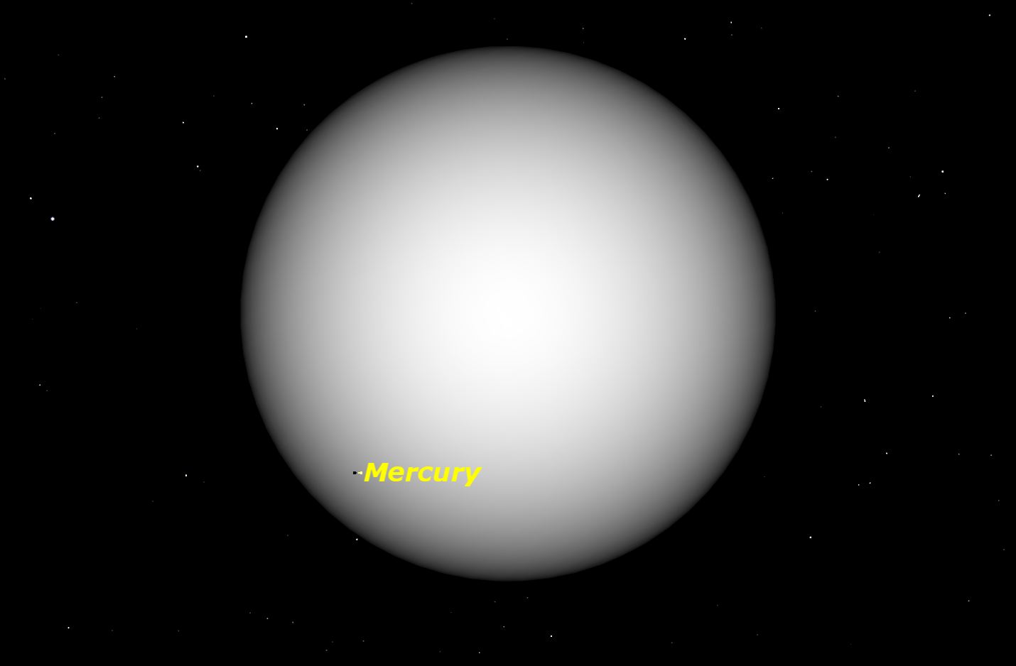 mercury from telescope