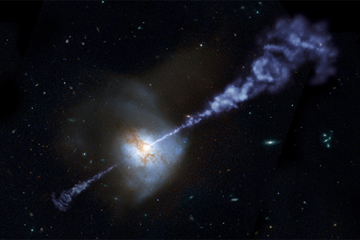 Mystery Fast Radio Burst Caused By Flashing Black Hole