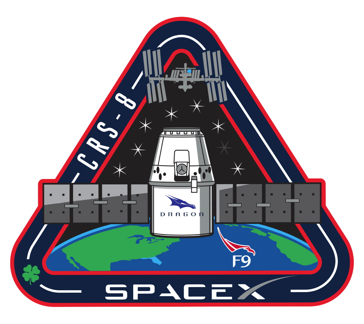 SpaceX CRS-8 Mission Patch