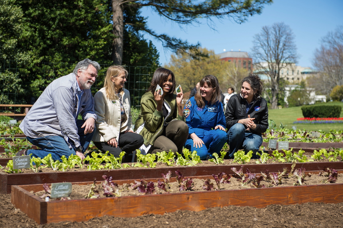 Space-Bound Veggies Will Also Sprout in White House Garden