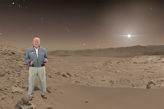 How Buzz Aldrin Took a Virtual Walk on Mars