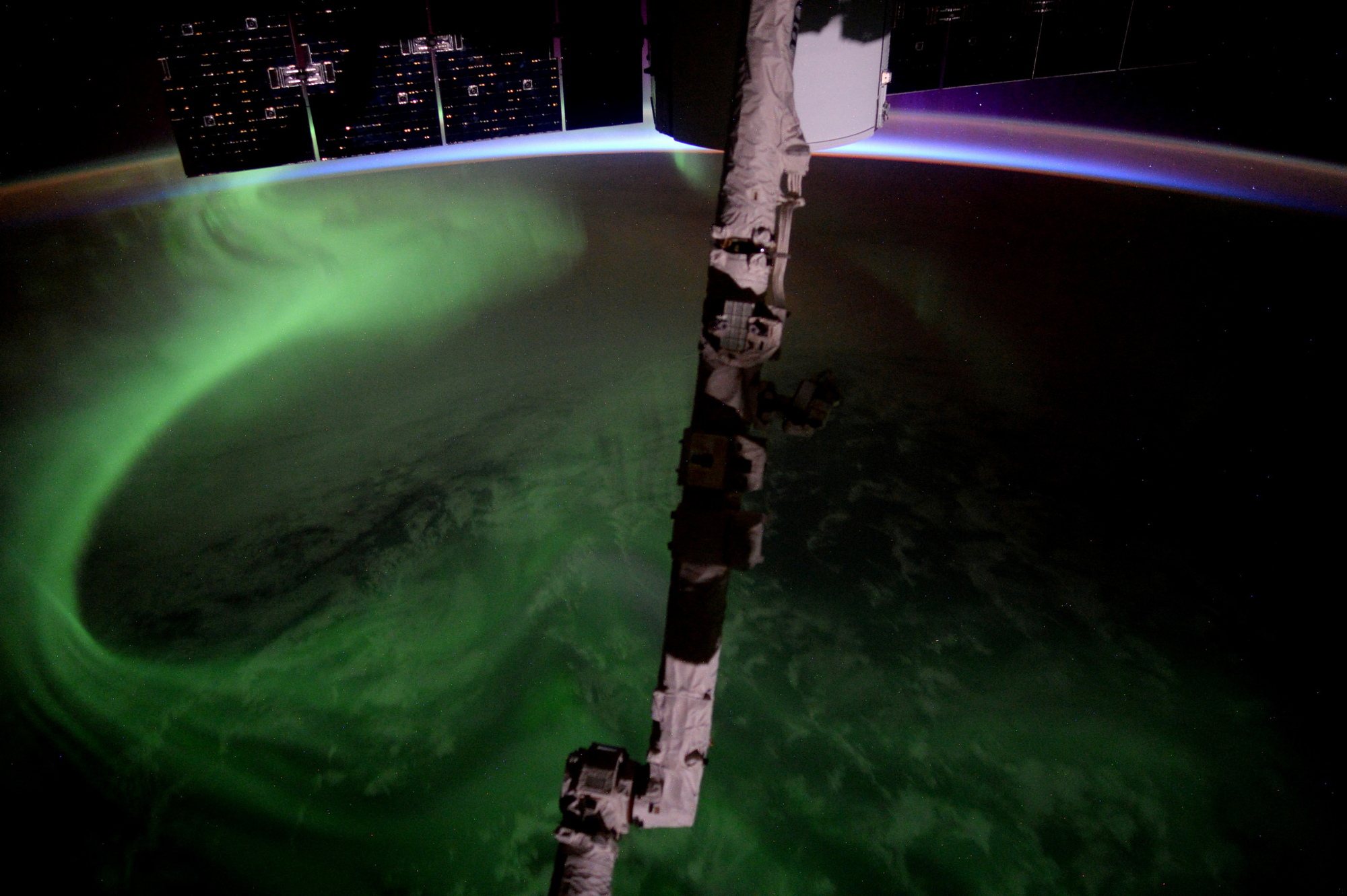 Tim Peake Tweets Aurora Australis