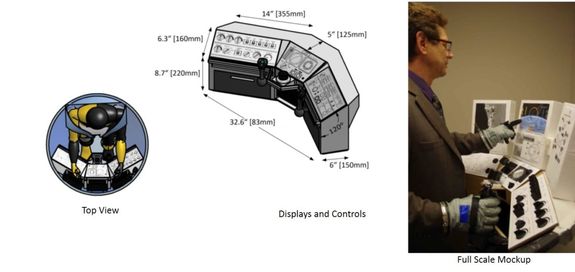 Students with the WHISPS team at the Florida Institute of Technology dreamed up this Single-Person Spaceship concept for the Genesis Engineering Solutions contest. The concept spotlights usability testing using a full-scale mock up.