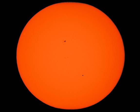 Dave Anderson took this gorgeous photo of the Mercury transit of May 9, 2016 from Wichita, Kansas using a Celestron 5.5