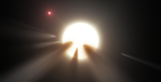 Alien Megastructure? Dimming Star May Have Less Exotic Explanation