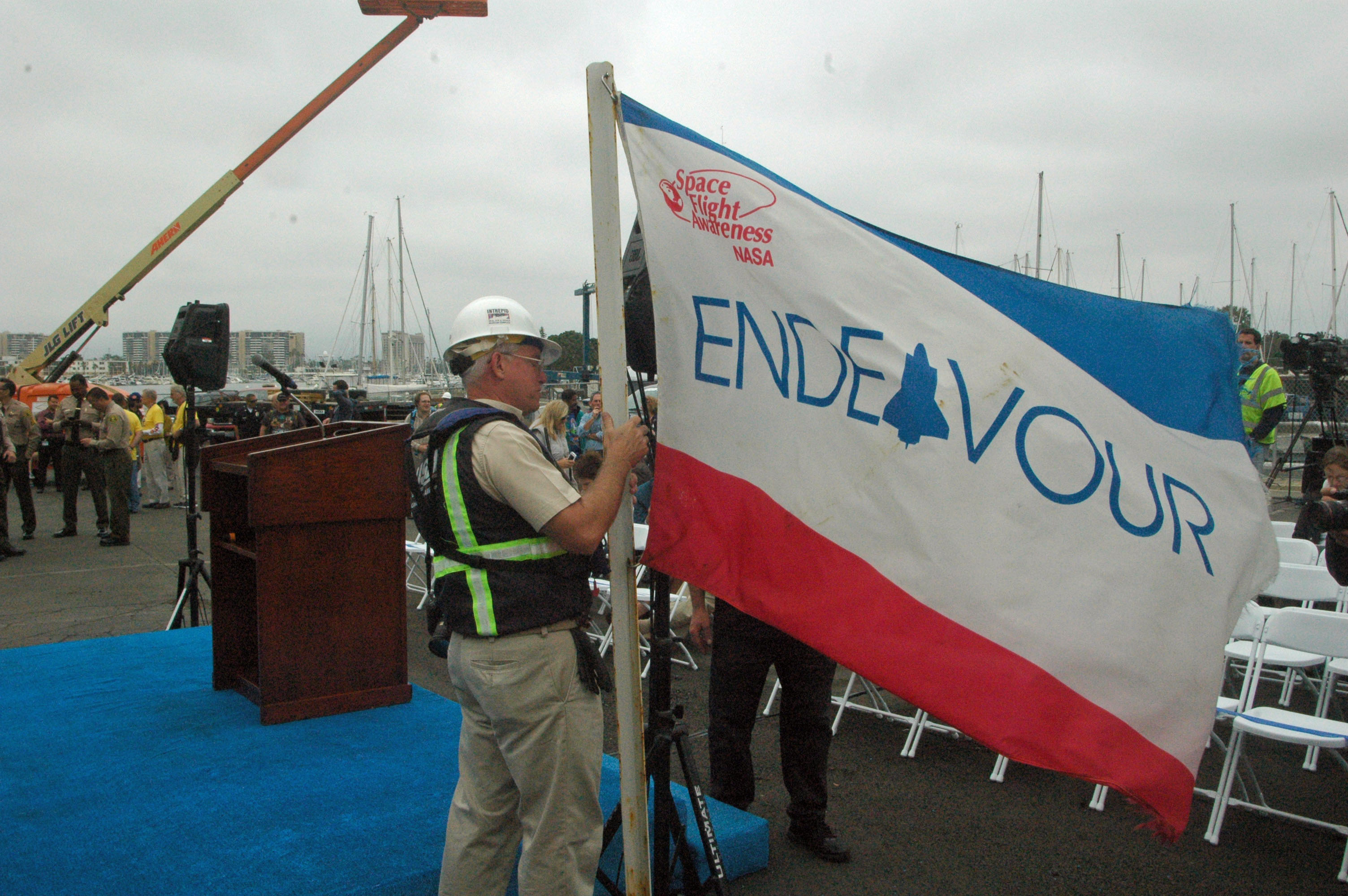 Space Shuttle Endeavour Flag 