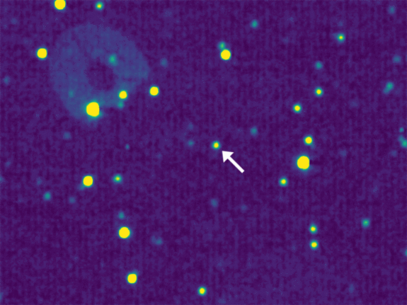 The icy body 1994 JR1 lies in the Kuiper Belt region of the solar system, beyond Pluto. The New Horizons probe has been studying the object in 2016. 