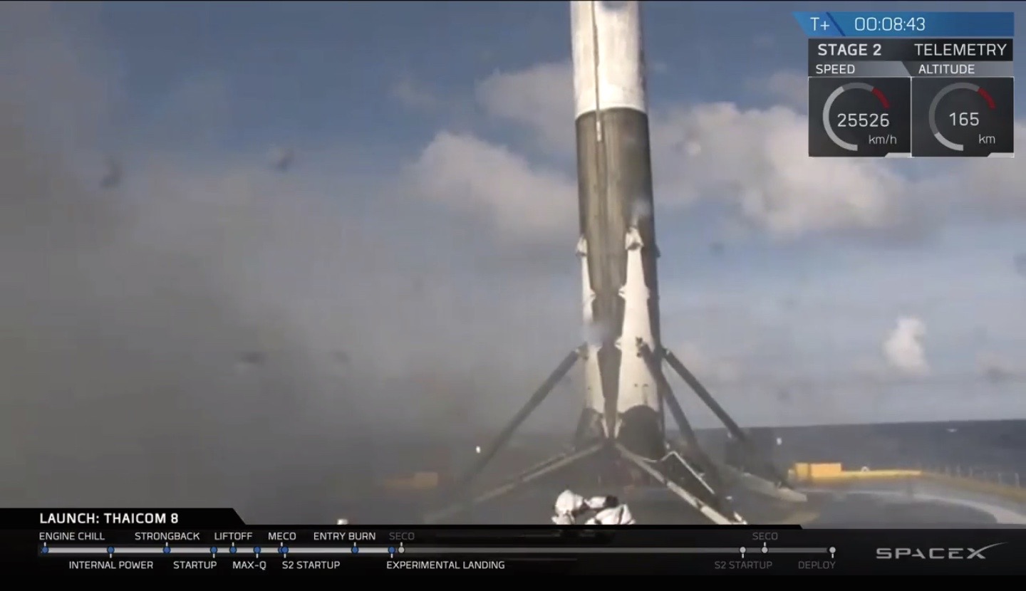 SpaceX Sticks Another Ocean Landing