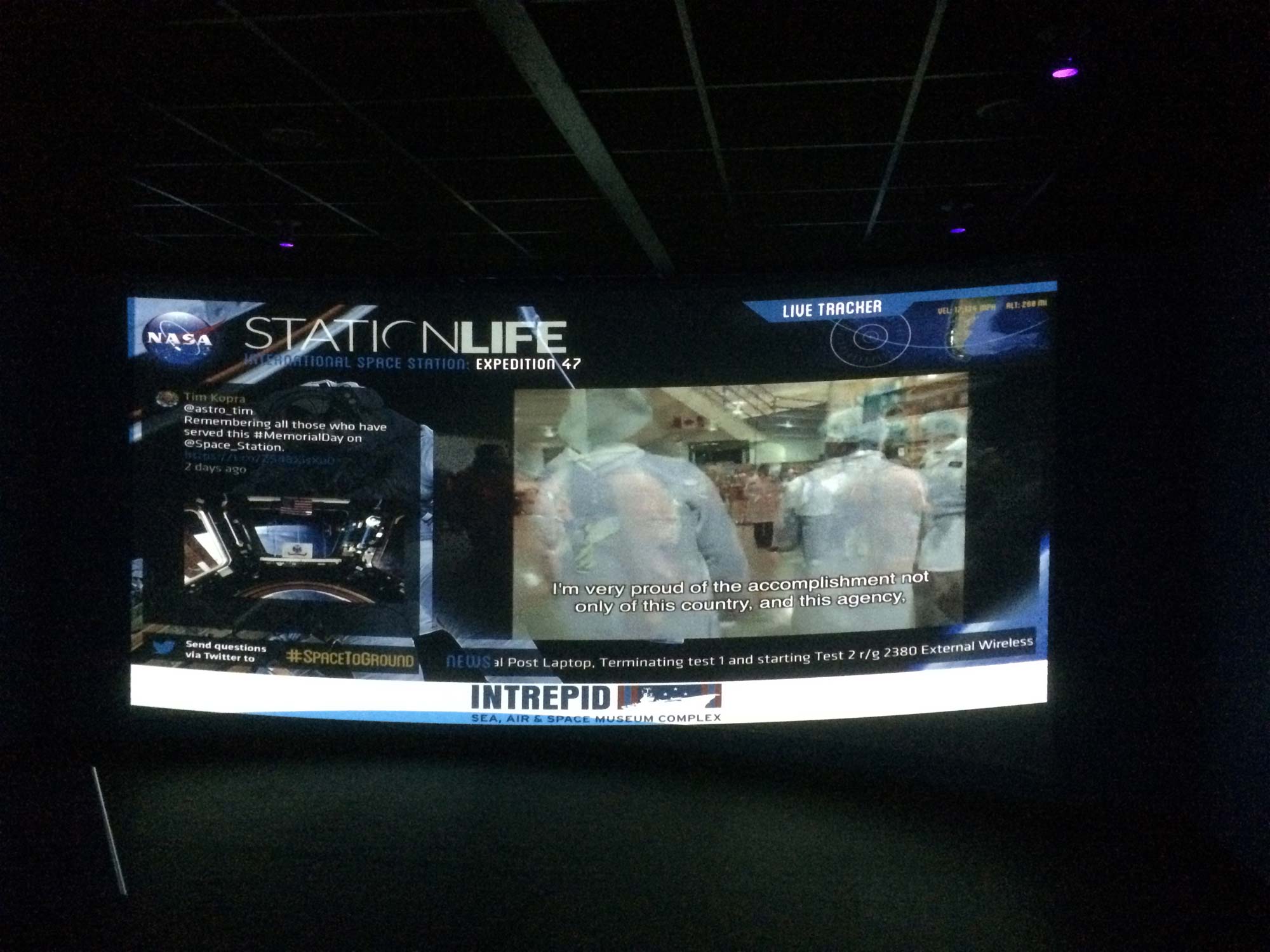 Life on the Space Station Beamed Into NYC Museum