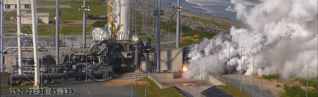 Antares Rocket Static Test Fire Sets Stage for Return to Flight