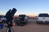 It's telescope setup time at the Bryce Canyon Astronomy Festival.