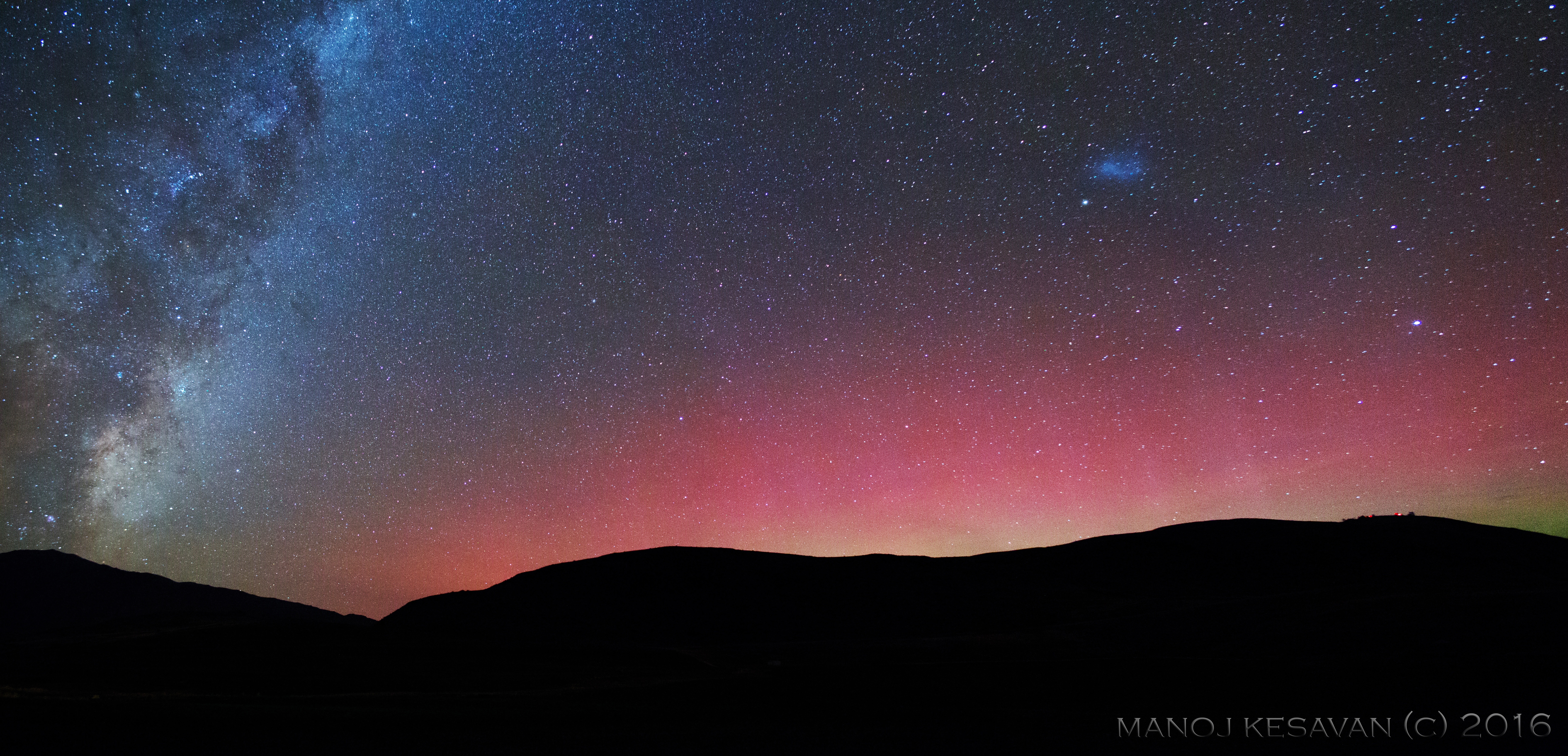 Wow! Surprise Storm Sets Scene for Skywatcher's First Southern Lights Shot