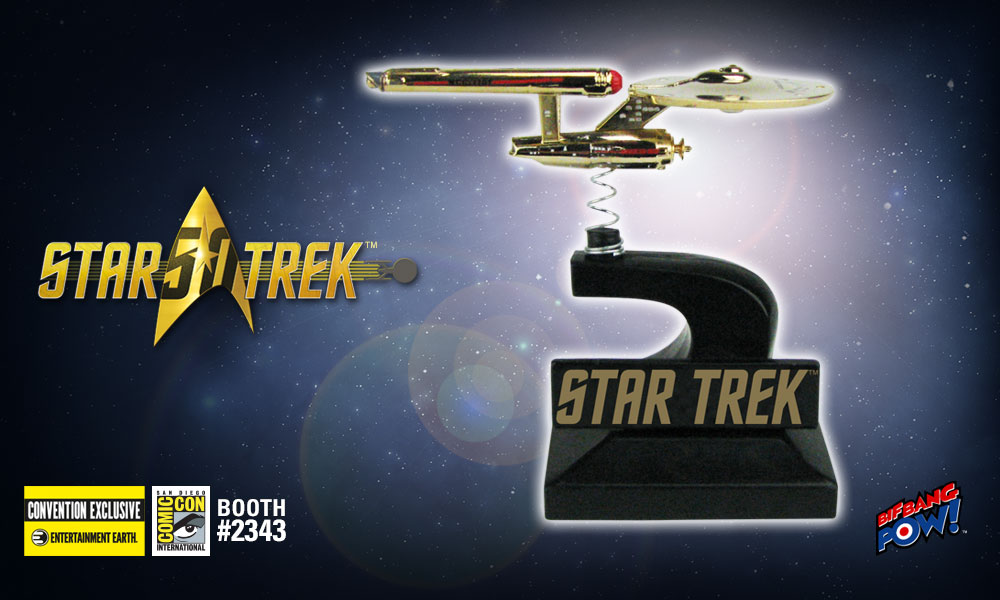 Gold-Plated USS Enterprise: A 'Star' Bobble at Comic-Con