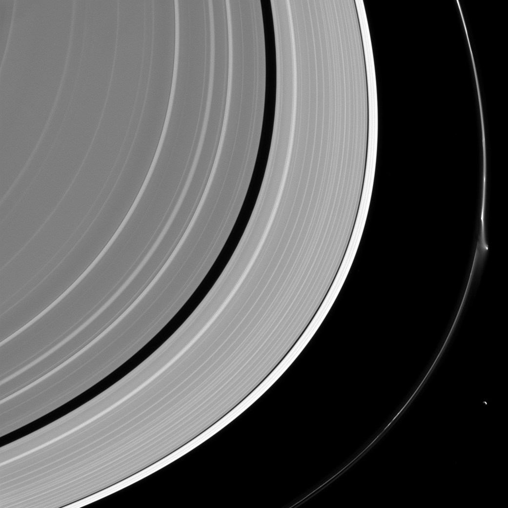 Commotion in Saturn's Rings: New Photo Reveals Ink-Stain Smudge