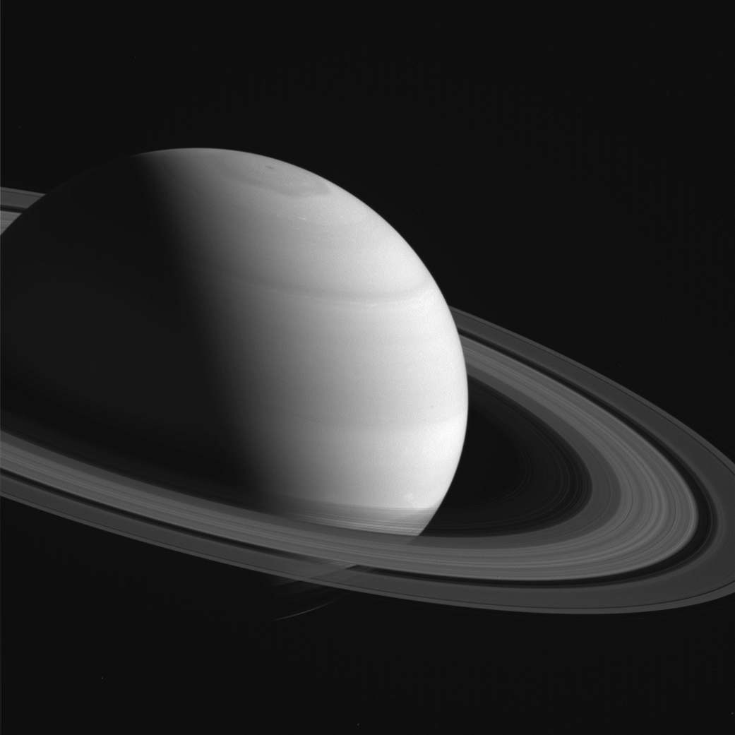 Spectacular Photo from NASA's Cassini Reveals Southern Ring Shadow 