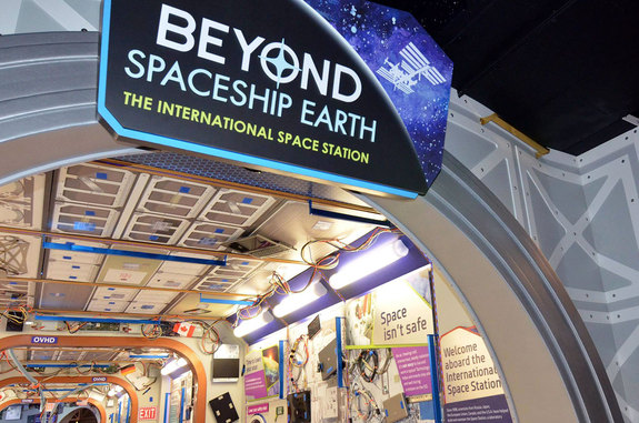 Beyond Spaceship Earth at The Children's Museum of Indianapolis includes a recreation of the International Space Station. 