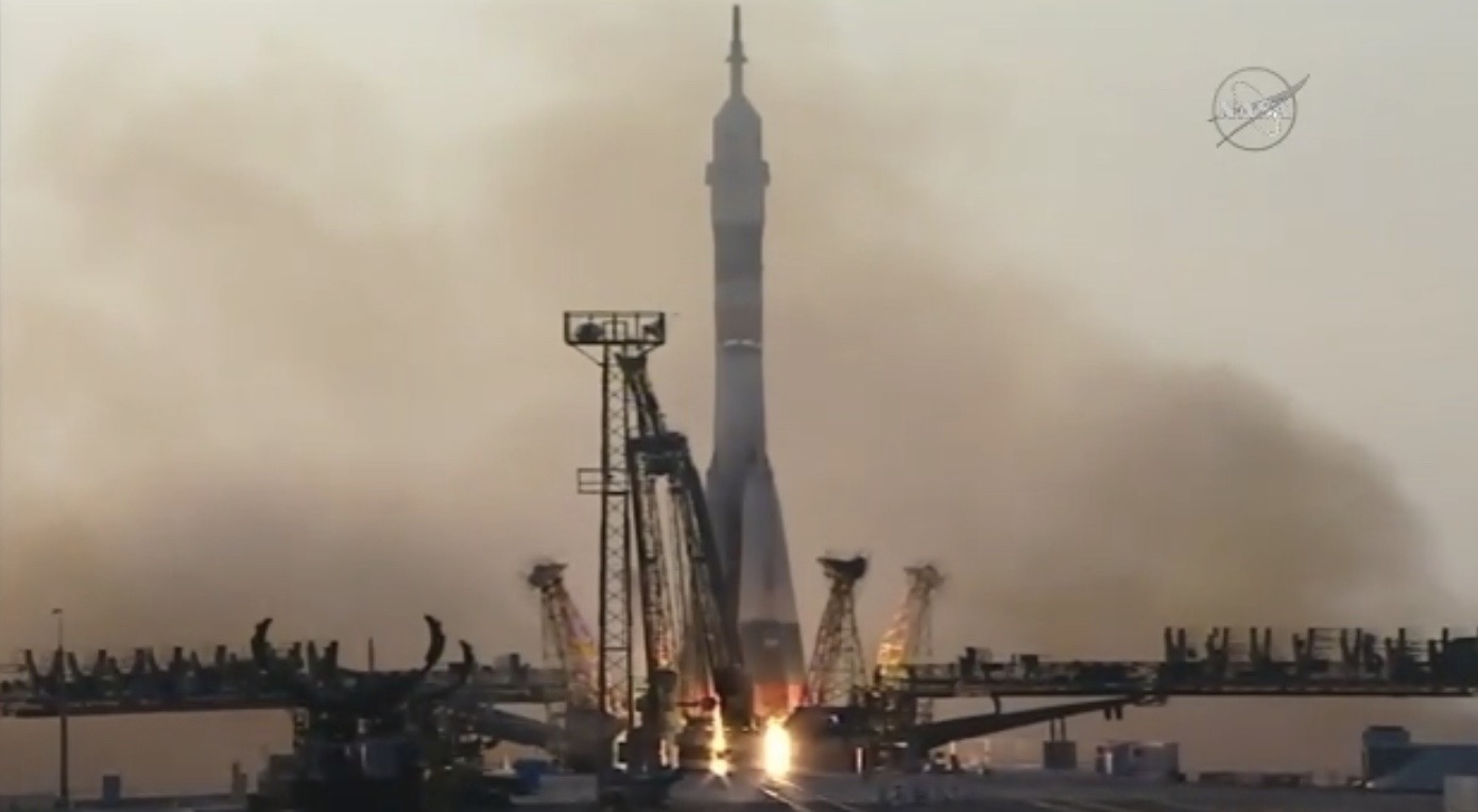 New Crew Launches on Two-Day Journey to Space Station