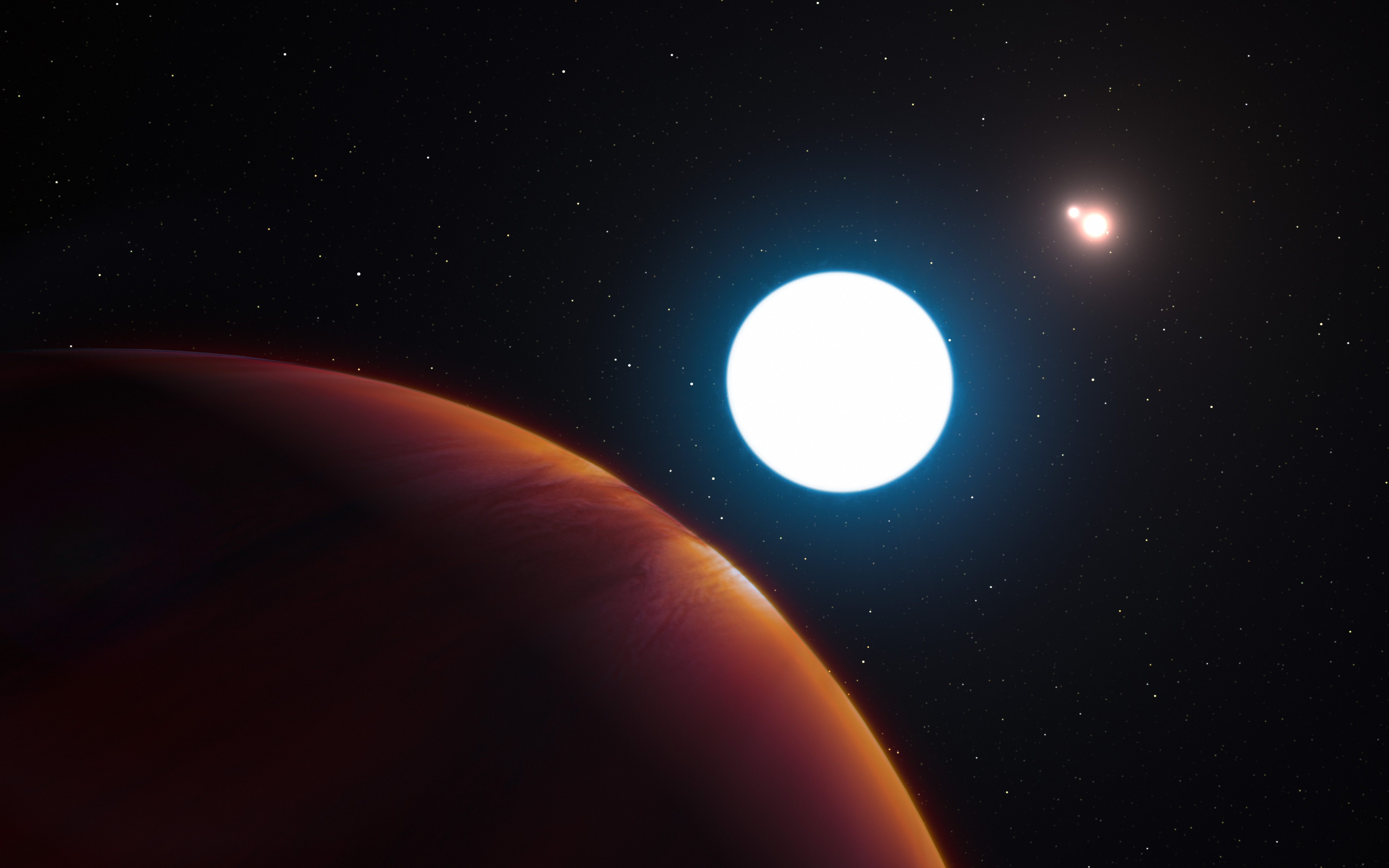 Three's Company: Newly Discovered Planet Orbits a Trio of Stars