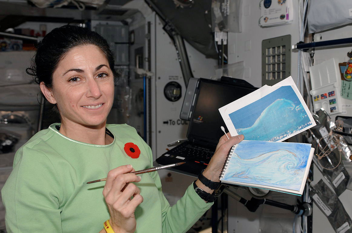 Astronaut-Turned-Artist Nicole Stott Shares View from Space in Paintings