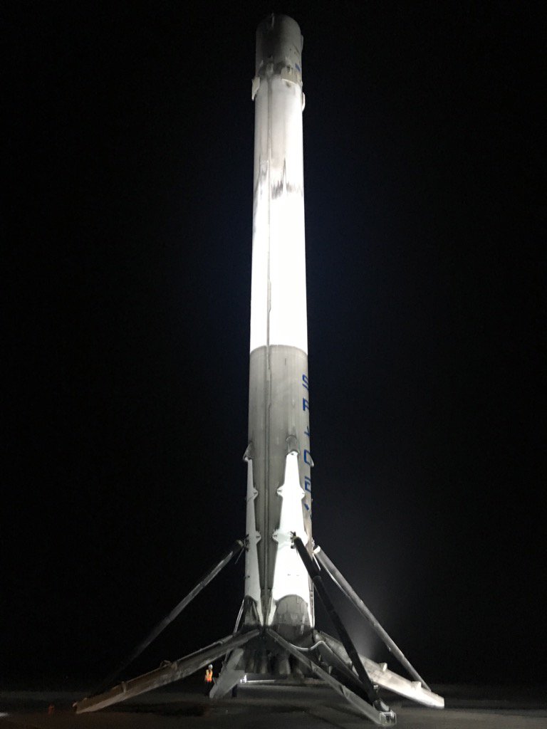 Falcon 9 on the Ground: Close-up