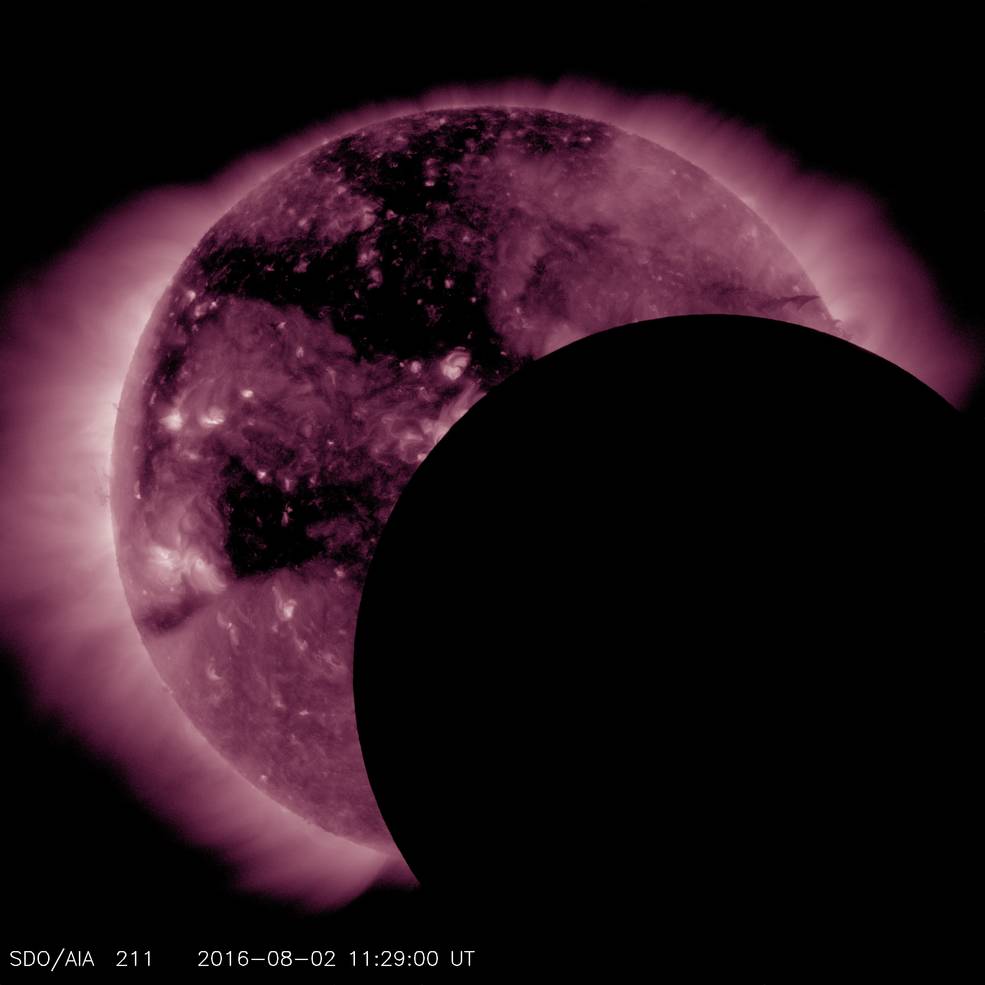 NASA Solar Observatory Suffers Hiccup During Eclipse (Photo)