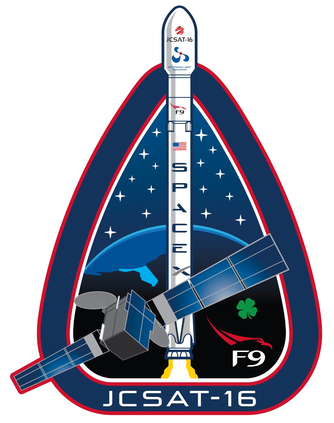 JCSAT-16 Mission Patch