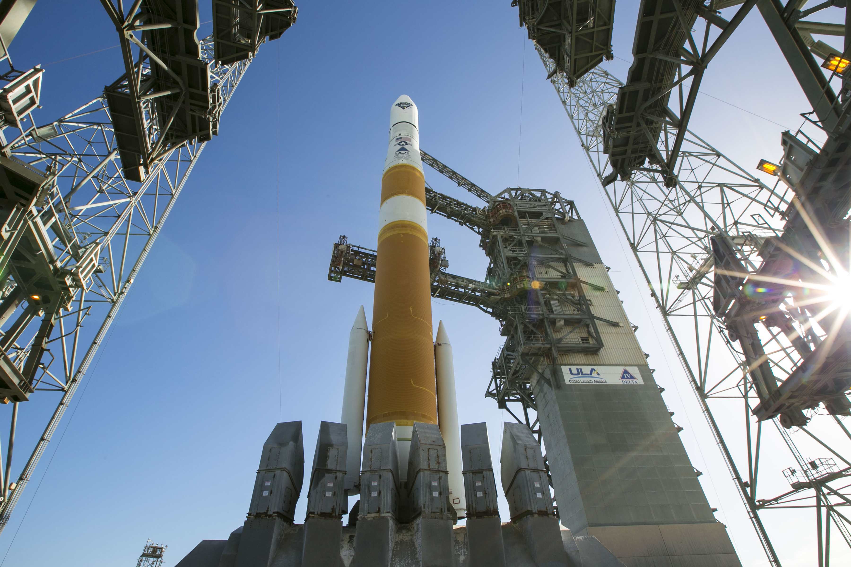 Delta IV Rocket Stands Ready to Launch AFSPC-6