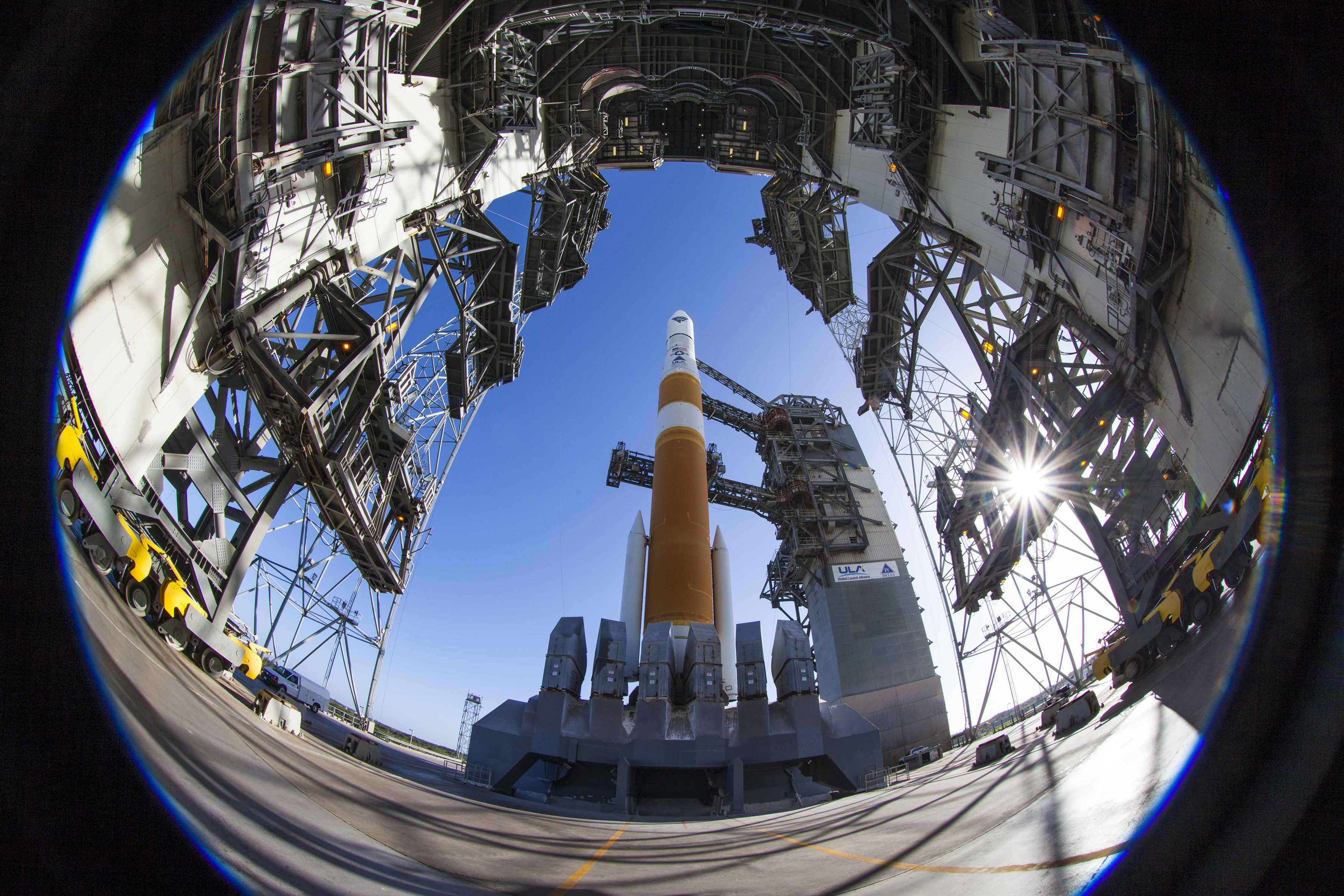 Delta IV Rocket Stands Ready to Launch AFSPC-6