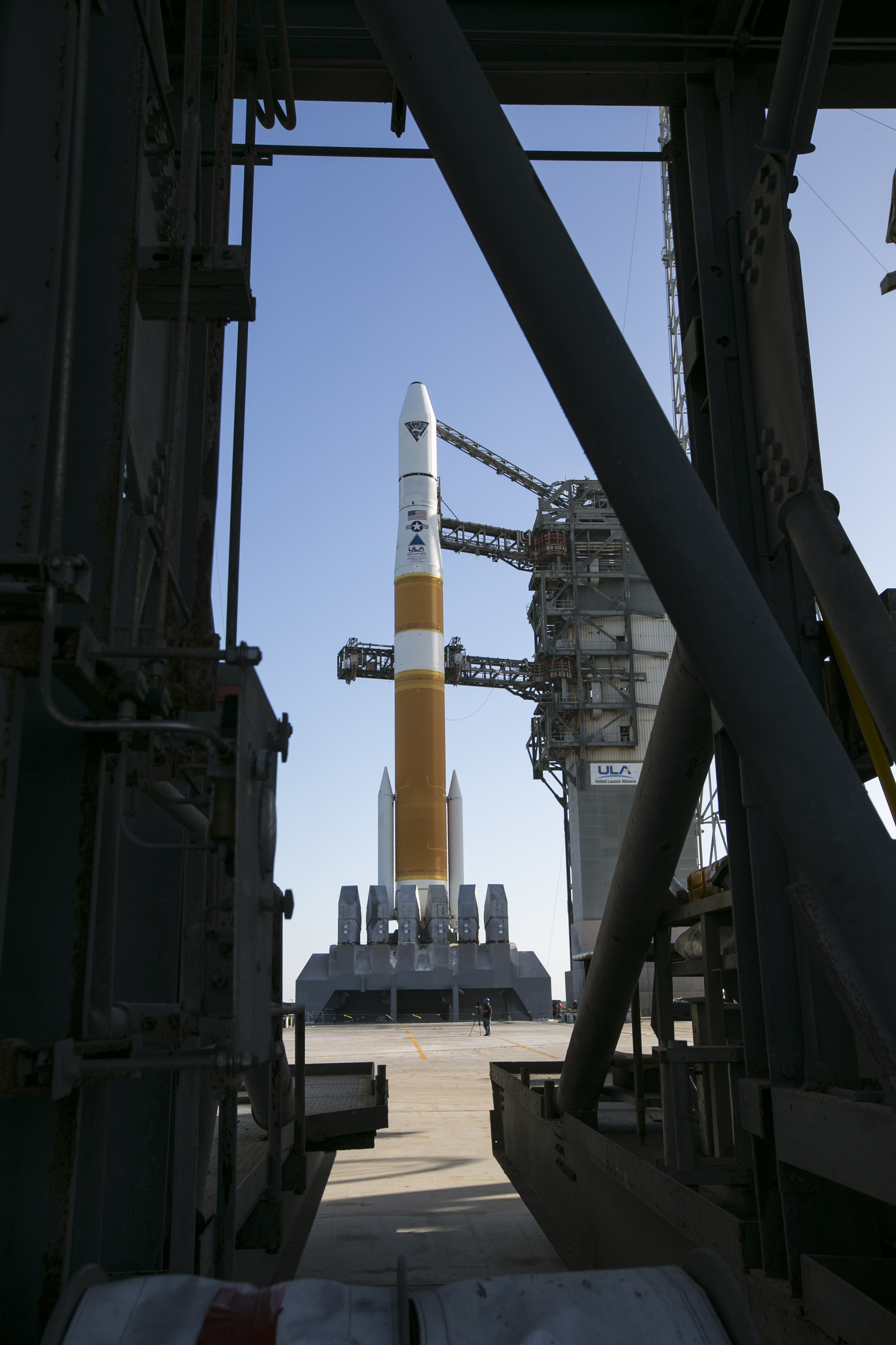 Delta IV Rocket Stands Ready to Launch AFSPC-6