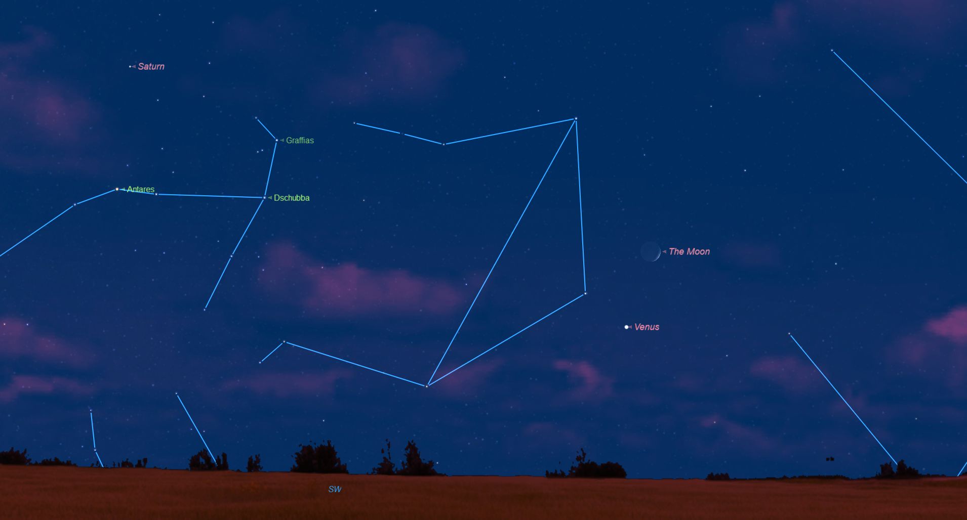 A Venus-Moon Pairing to Delight Skygazers Tonight
