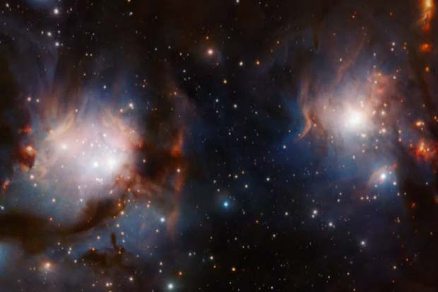 Messier 78 Nebula - Visible vs. Infrared Views Reveals Hidden Stars | Video