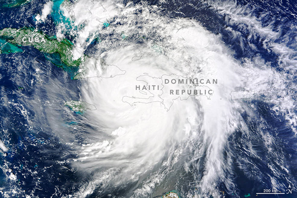 Hurricane Matthew Swirls Toward US in New Satellite Photos